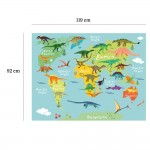 A dinoszauruszok világa - Nyomtatott matrica
