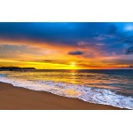 Fotótapéta - Naplemente a tengerparton