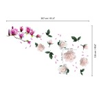 Magnólia és rózsák - Matrica csomag