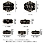 Vintage konyhai címkék - Matrica csomag