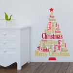 Angol idézet karácsonyfa - Falmatrica